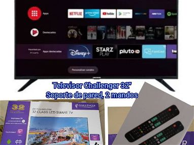 Vendo tv 32",smart tv,nuevo; marca challenger - Img main-image-45841839