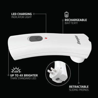🔦⚡ LINTERNA RECARGABLE ENCHUFABLE ENERGIZER EMERGENCIAS HURACANES Y APAGONES ⚡🔦 ENVÍO* + GARANTÍA** - 3/9