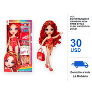 MGA Entertainment Rainbow High Swim Style Ruby Anderson 28 cm - Img 58468053