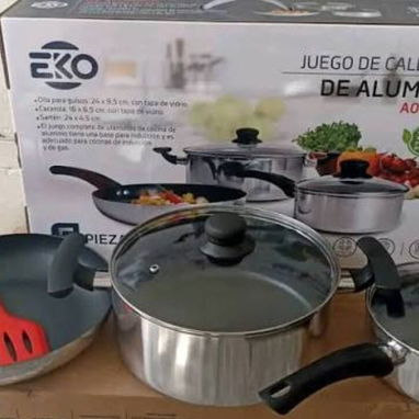 Juegos de cazuelas y olla de presi贸n para inducci贸n - Img 123645592