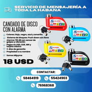 🔐 CANDADO DE DISCO CON ALARMA 🔐 💲 Precio: 18 USD - Img 57879189