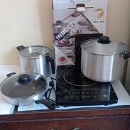 Módulo de cocina de inducción+set de cazuela, jarro y sartén - Img 45607137