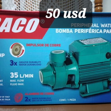 Motor de agua 1/2 HP marca saco nuevo en caja - Img 110629146