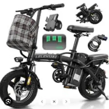 Bicicleta Eléctrica Plegable T1 - Img 123726993
