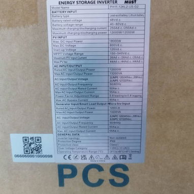 Inversor Hibrido 12kw (110v/220v) - 2/2