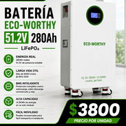 Batería LiFePO4 Eco-Worthy 51.2V 280Ah 14.3kWh - Nueva - Img 57391660