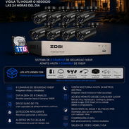 8 cámaras de seguridad + DVR disco 1TB 8CH - Img 57024863
