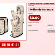 JUEGO DE GUANTES PARA HORNO VPT-0149 - Img 56206717