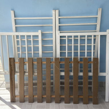 📞56755600 •Cama de tubo con sus mesitas • Cuna Blanca - 5/5