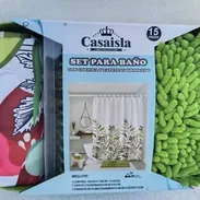 Set para baño completo (3 piezas)  💰 Precio: 28 USD. Dale un cambio total a tu baño con este set práctico y decorativo. - Img 57675733