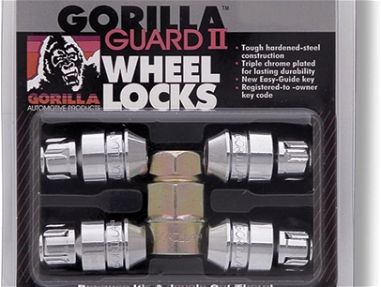 Clanes de seguridad juego completo Gorilla Automotive (12mm x 1.25mm hilo - Img 49576885