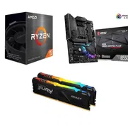 Gama Media KIT Ryzen 5 5500 🤩 Ryzen 5 5500 + MSI MPG B550 + 16GB RGB ✅0km amd ryzen KIT NUEVA KIT pc NUEVO - Img 50536945
