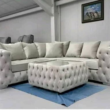 ¡Juegos de sala capitoneados NUEVOS! Lujo y confort directo de fábrica 🛋️✨ - 5/5