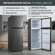 REFRIGERADOR 7.3 PIES 206 LTS ROYAL| $400 USD | TRANSPORTE INCLUIDO | FACTURA Y GARANTÍA | CERRADURA INTEGRADA - Img 57680918