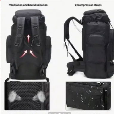 Mochilas multifuncionales de gran capacidad/Ideal para mensajerías, viajar, senderismo etc. /Dimensiones:75 L /Nuevas - 4/5