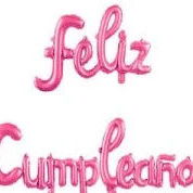 Feliz Cumpleaños Inflable Rosado Claro(TC) - Img 55868496