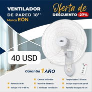 Ventilador de Pared Marca EÒN de 18 pulgadas - Img 54833786