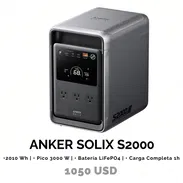 🔋 Anker Solix S2000 – 2010Wh – Pico 3000W – Oferta 1050 USD 🚗 ¡Mejores precios y calidad conmigo! - Img 56735394
