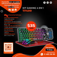 ⌨️ KIT ⌨️ GAMING DE TACLADO + MOUSE + CASCOS + ALFOMBRILLA. TENEMOS MENSAJERÍA, FACTURA Y GARANTÍA. TLF 54833699 - Img 58112095