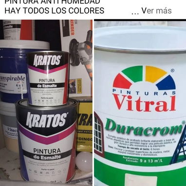 Pintura de aceite o esmalte sintetico para metales, mamposteria , madera y otros. - Img 118444967