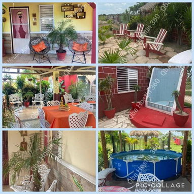 RENTA hostal de 3 habitaciones y piscina en PLAYA SANTA LUCIA, CAMAGÜEY con Qba Hostin 360 - 6/10