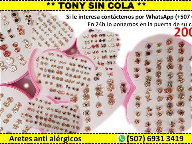 Aretes anti alérgicos 200 cup - Img main-image