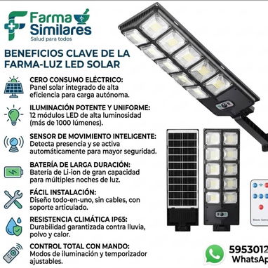 lampara recargable con panel solar - Img 119229214