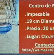 Centro de mesa de cristal - Img 49814452