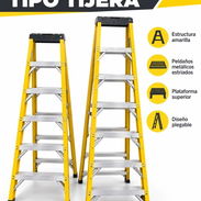 🪜🔧 Escalera tipo tijera plegable, práctica y resistente - Img 58283431