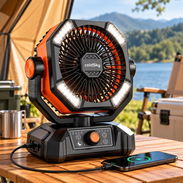 Ventilador recargable 20000 mAh - Img 57641302