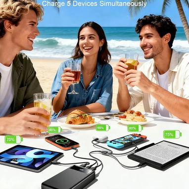 CARGADOR PORTÁTIL 60000MAH _ POWERBANK VARIOS PUERTOS. 55 USD - Img 123713863
