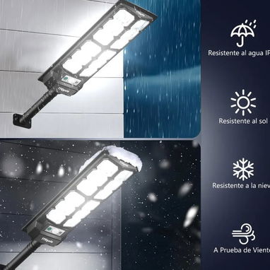 Lámparas Luz Solar Exterior Luminaria Solar Led - 4/10