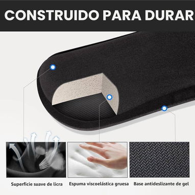 Gimars Set Ergonómico de Reposamuñecas Teclado y Ratón - 4/5