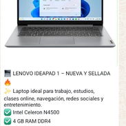 Laptop Lenovo Ideapad Nueva y sellada - Img 56893525