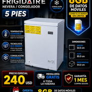 Nevera Frigidaire 5 pie ,Temperatura Ajustable , Tecnología Eco Energy, Congelacion Profunda + 8Gb de datos moviles - Img 55255206