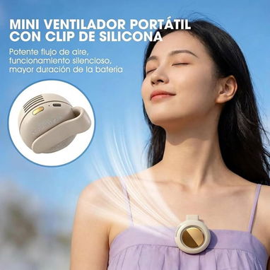 Ventilador portátil con clip - 5/8