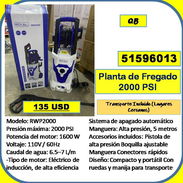 QB-701-Planta de Fregado 2000PSI...135 USD......51596013... .. transporte lugares cercanos - Img 56200935