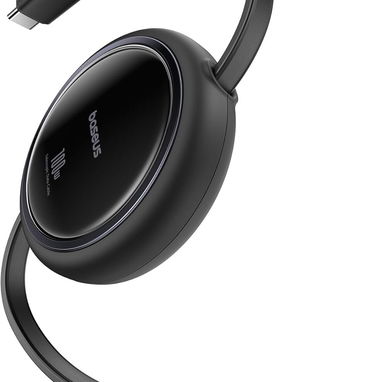 ⚡ CABLE BASEUS USB-C A USB-C 100W RETRÁCTIL, CARGA RÁPIDA, COMPACTO – ENVÍO DISPONIBLE HABANA + GARANTIA 7 DIAS - Img 105123922