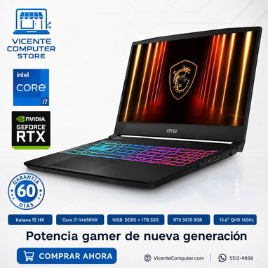👉Laptops Gaming 🎁🎁🎁 a estrenar📦📦..varios modelos buenos precios..👉60 dias de Garantía real - Img 124431218