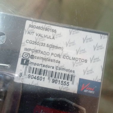 Válvula vini de cg 250 y 200 - Img 123703228