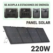 ☀️⚡ PANEL SOLAR BIFACIAL PORTÁTIL ECOFLOW 220W ⚡☀️ 🔋 EcoFlow NextGen 220W — Tecnología TOPCon ¡Energía solar portátil - Img 57810551