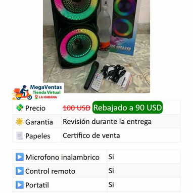 ✨️VENTA DE BOCINAS DE VARIOS TAMAÑOS✨️ - Img 124874040