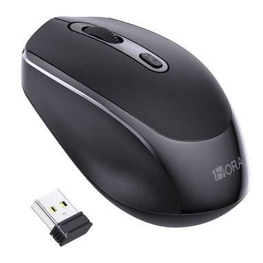 Mouse 1HORA Inalámbrico 2.4hz con desertor y bateria incluida 🔋 - 2/2
