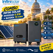 Kit InfiniSolar// Inversor 6kw + Batería 15kwh// 4900 USD - Img 57532733