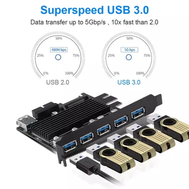 hub (multipuertos) usb 3.0 de 7 puertos - Img 125084928