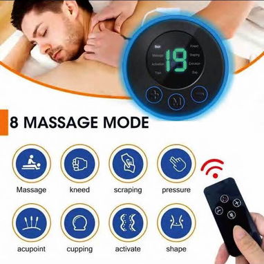 Electro-Masaje para cara, cuello, espalda, piernas y brazos con parches. Captura inteligente de los puntos de acupuntura - Img 108802753
