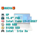 LAPTOP 🎁NUEVA🎁📦CAJA, HP (15-dy2172wm), 15.6" FHD IPS Antireflejo, Intel Core i7-1165G7, 8GB RAM, Iris Xe, 512GB SSD - Img 55960504