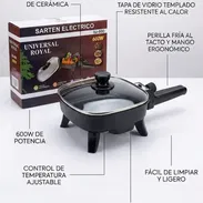 Sartén eléctrico ‼️ Bajo consumo ideales para ecoflow ✅Marca Universal Royal 65 USD - Img 56978516