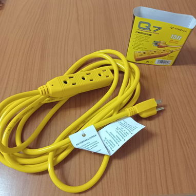 🚧 REGLETA ELECTRICA Q7 6 SALIDAS 110/120 V - 85 CM / EXTENSION ELÉCTRICA 15FT. CON MULTI TOMA-Q7 🚧 - Img 114271622