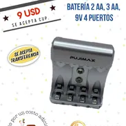 CARGADOR DE BATERIA 2-AA Y 3-AAA DE 4 PUERTOS - Img 55368300